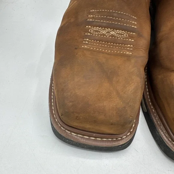 Dan Post Blayde Work Boots Mens 13 EW Steel Toe Waterproof Brown DP69482
